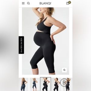 BLANQI maternity belly support crop legging